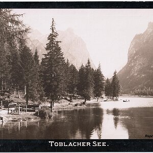 Toblacher See Photoglob 1890er Jahre