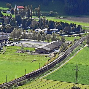 Blick auf Unterperfuß im Tiroler Oberinntal