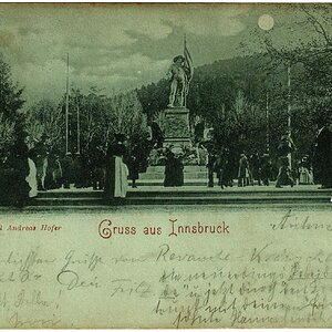 Innsbruck, Denkmal Andreas Hofer um 1898