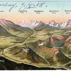 Sengsengebirge Panorama 1907