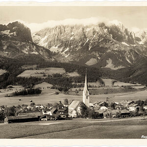 Ellmau mit dem Wilden Kaiser um 1939