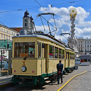 Linz, Hauptplatz, Tw X + XI-4380