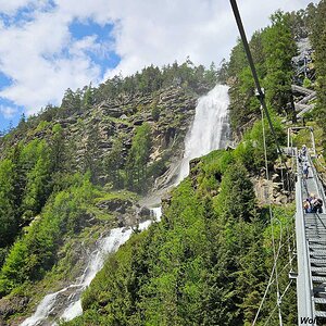 Stuibenfall mit Treppe