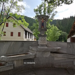 Hl.Kümmernis im Frauenbrunnen in Geistthal-Södingberg (Stmk)