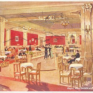 Konditorei Café Schindler Innsbruck im Jahr 1925