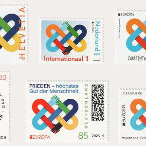 Briefmarken: Frieden - höchstes Gut der Menschheit, Europa 2023