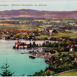 Salzkammergut. Kammer-Seewalchen am Attersee 1913