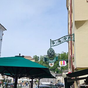 Salzburg Wirtshausausleger Zwettler's Gasthaus