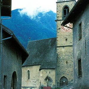 Laatsch bei Mals, St. Leonhard um 1970