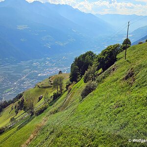 St. Martin im Kofel - Ausblick auf die Felder