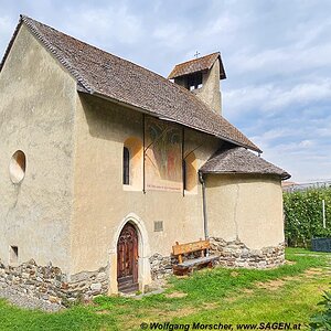 St. Vigilius, Morter, Latsch - Blick von Süd-West