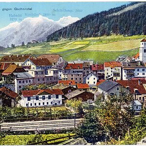 Ansichtskarte Steinach am Brenner gegen Gschnitztal um 1916