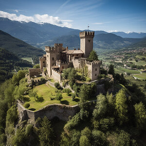 Rekonstruktion Burg Untermontani, Südtirol