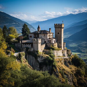 Rekonstruktion Burg Untermontani, Südtirol