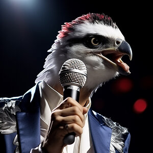 Falco singt "Rock Me Amadeus"