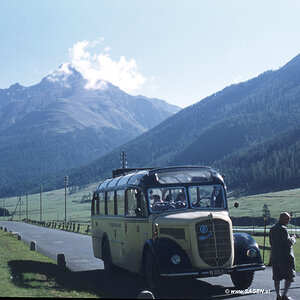 Mit dem Postbus in Graubünden 1950er Jahre