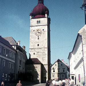 Stadtturm Waidhofen an der Ybbs 1950er Jahre