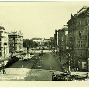 Wien, Schwarzenbergplatz 1930er Jahre