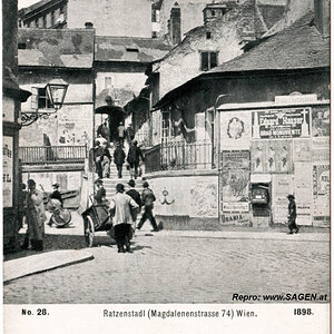 Wien, Ratzenstadl im Jahr 1898