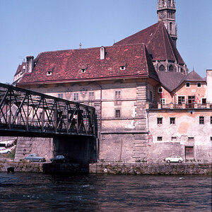 Steyr Neutorbrücke um 1960