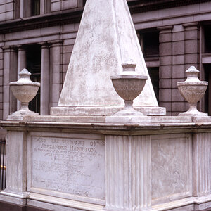 Alexander Hamilton Grab auf dem Friedhof der Trinity Church in New York