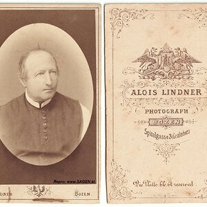 Porträt eines Geistlichen um 1890, Alois Lindner Bozen