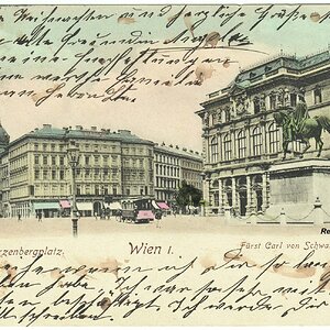 Wien Schwarzenbergplatz um 1900
