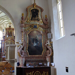 Turmlose Kirche Kanning - Nepomuk-Altar