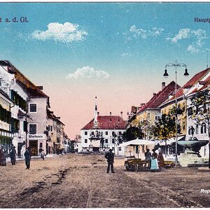 Sankt Veit an der Glan - Hauptplatz um 1917