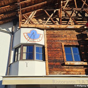 Sonnenuhr Seefeld in Tirol Bahnhofstraße