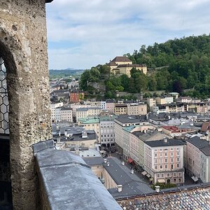 Salzburg vom Turm Franziskanerkirche