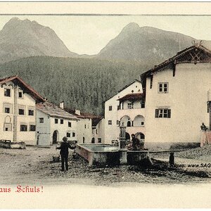 Scuol, Schuls - Wasserträger