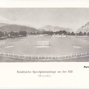 Sportplatzanlage Tivoli Innsbruck im Jahr 1948