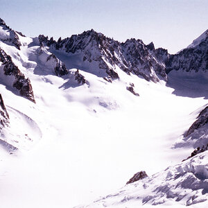 Grands Montets Argentière im Jahr 1985
