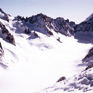 Grands Montets Argentière im Jahr 1985