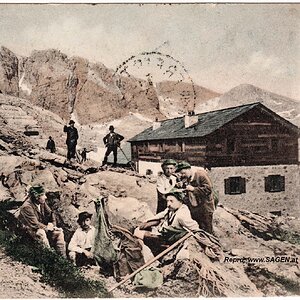 Dachstein Simonyhütte um 1900