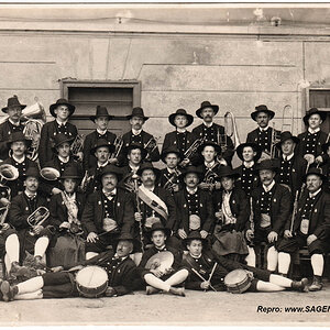 Bürgermusik Wörgl Tirol im Jahr 1924