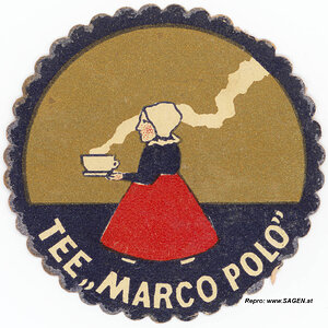 Reklamemarke Tee Marco Polo