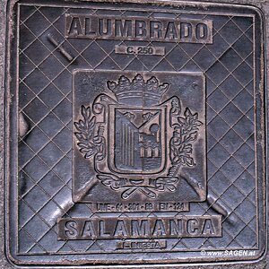 Kanaldeckel Salamanca Spanien