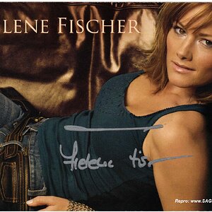 Autogrammkarte Helene Fischer 2006
