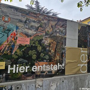 Baustelle Waltherpark, Bozen