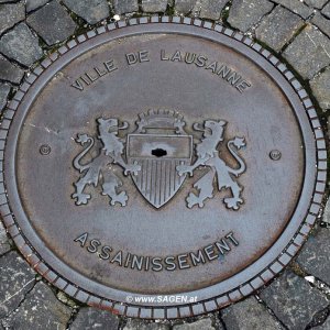 Kanaldeckel Lausanne