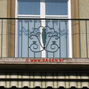Jugenstilbalkongitter in Lausanne