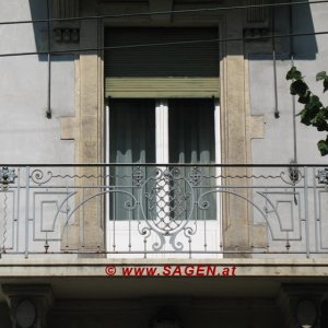 Jugendstilbalkongitter in Lausanne