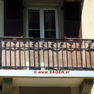 Jugendstilbalkongitter in Lausanne