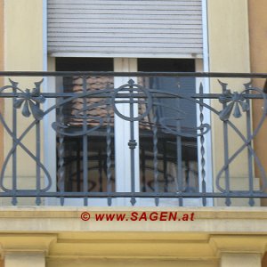 Jugendstilbalkongitter in Lausanne