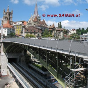 Pont Charles Bessieres, Lausanne (Schweiz)