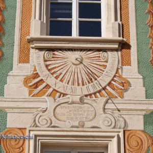 Sonnenuhr Schloss von Bruchsal