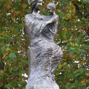 Brunnenfigur in Jülich (Nordrhein-Westfalen)