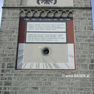 Sonnenuhr Stadtturm Enns